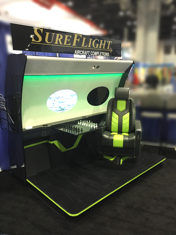 SureFlight Tradeshow Booth