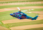Custom Painted AW139 in flight